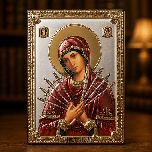 LAR Echtsilber Ikone Omekšanje Zlih Srca
