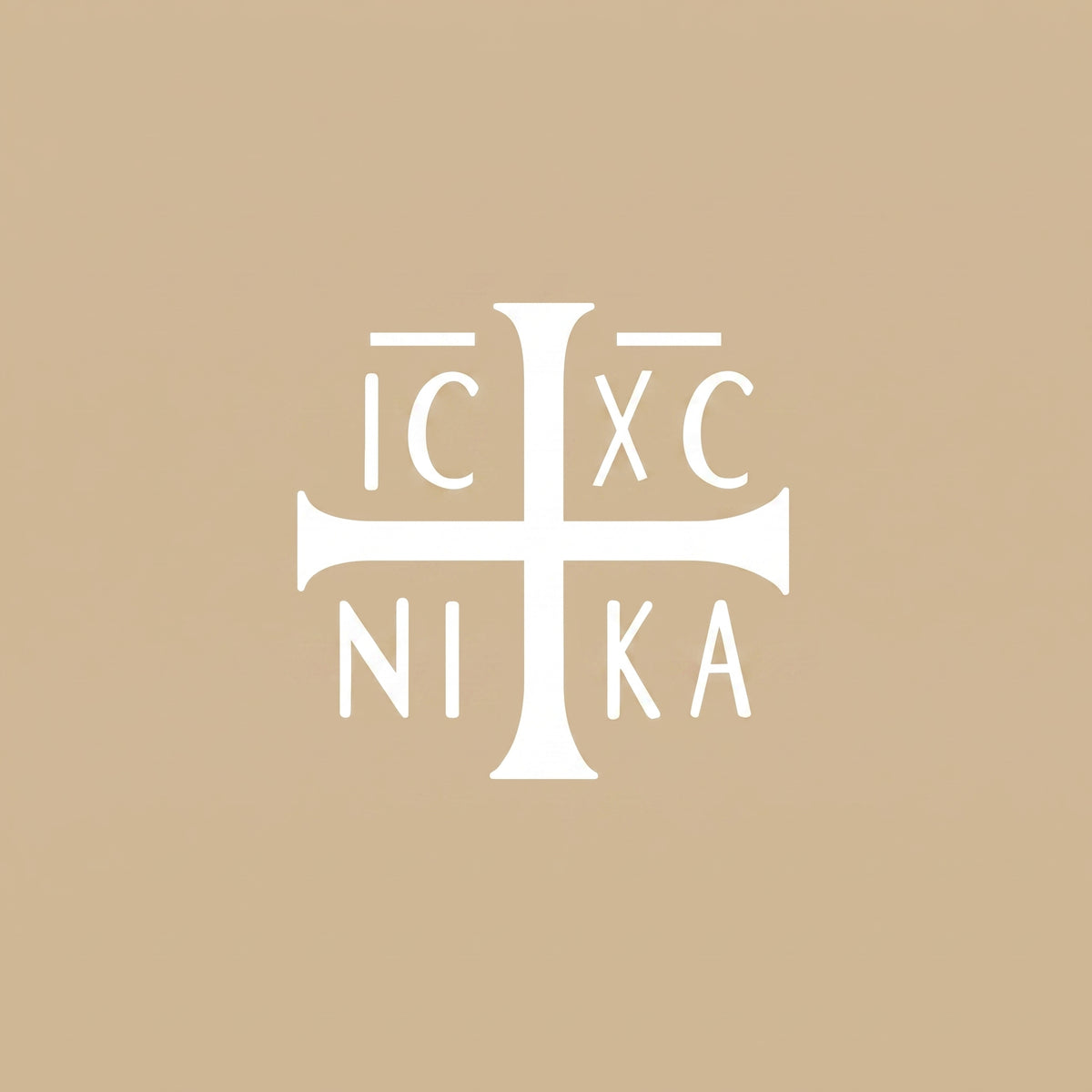 Sticker IC XC NI KA weiss