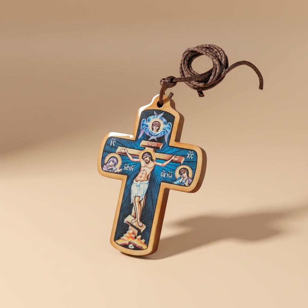 Autokreuz aus Holz 6.5x5 - svetazvezda