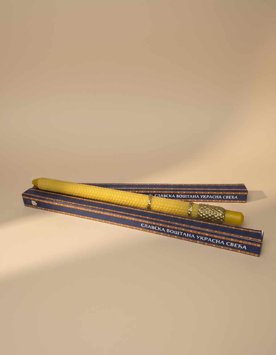 Bienenwachskerze: Ein Licht der Tradition und des Glaubens - svetazvezda