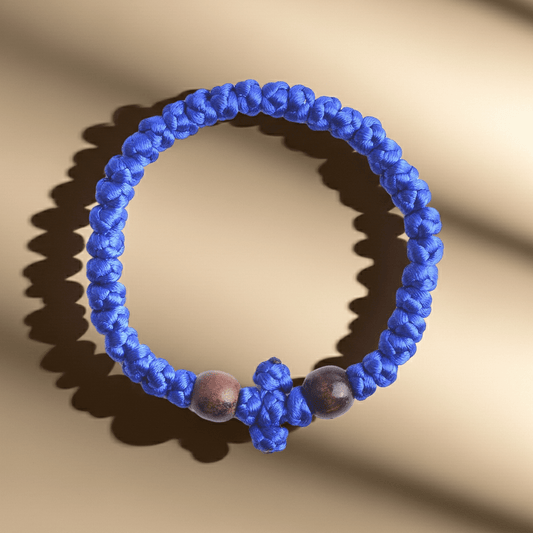 Brojanica pletena mit Holzperle - svetazvezda