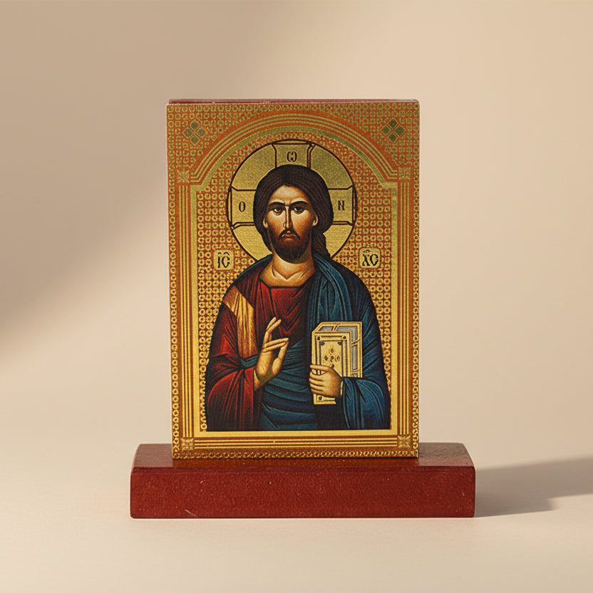 Enoptih - Ikone – Gospod Isus Hristos (8 x 7 cm) - svetazvezda