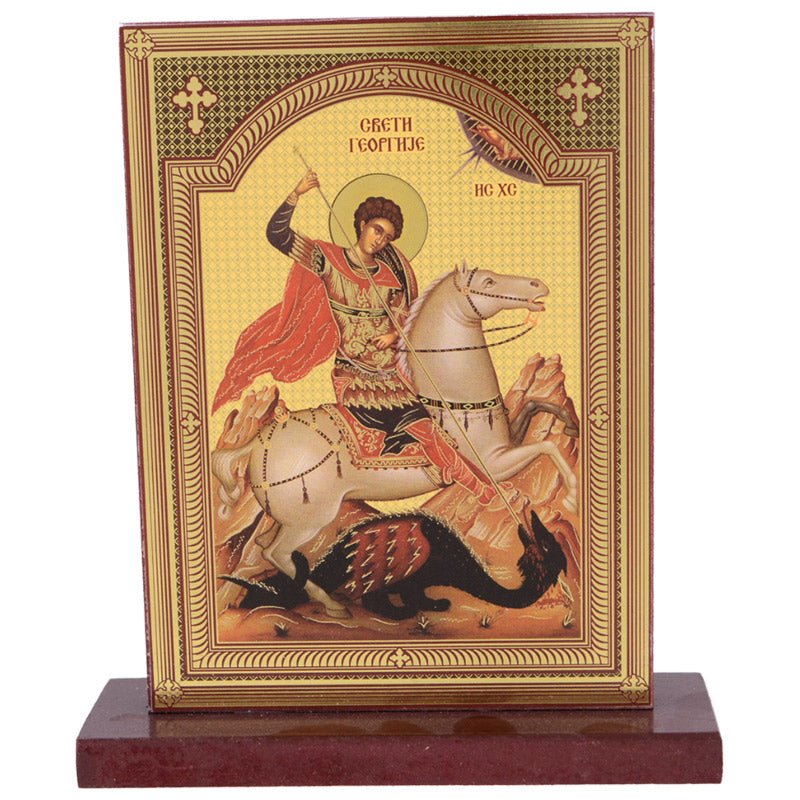 Enoptih - Ikone – Sveti Đorđe (15 x 13 cm) - svetazvezda
