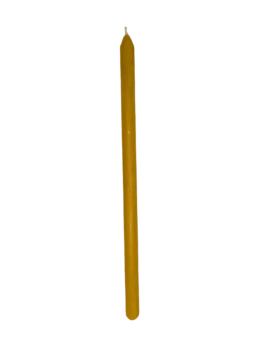 Gebetskerze aus Bienenwachs – 37 x 2 cm - svetazvezda