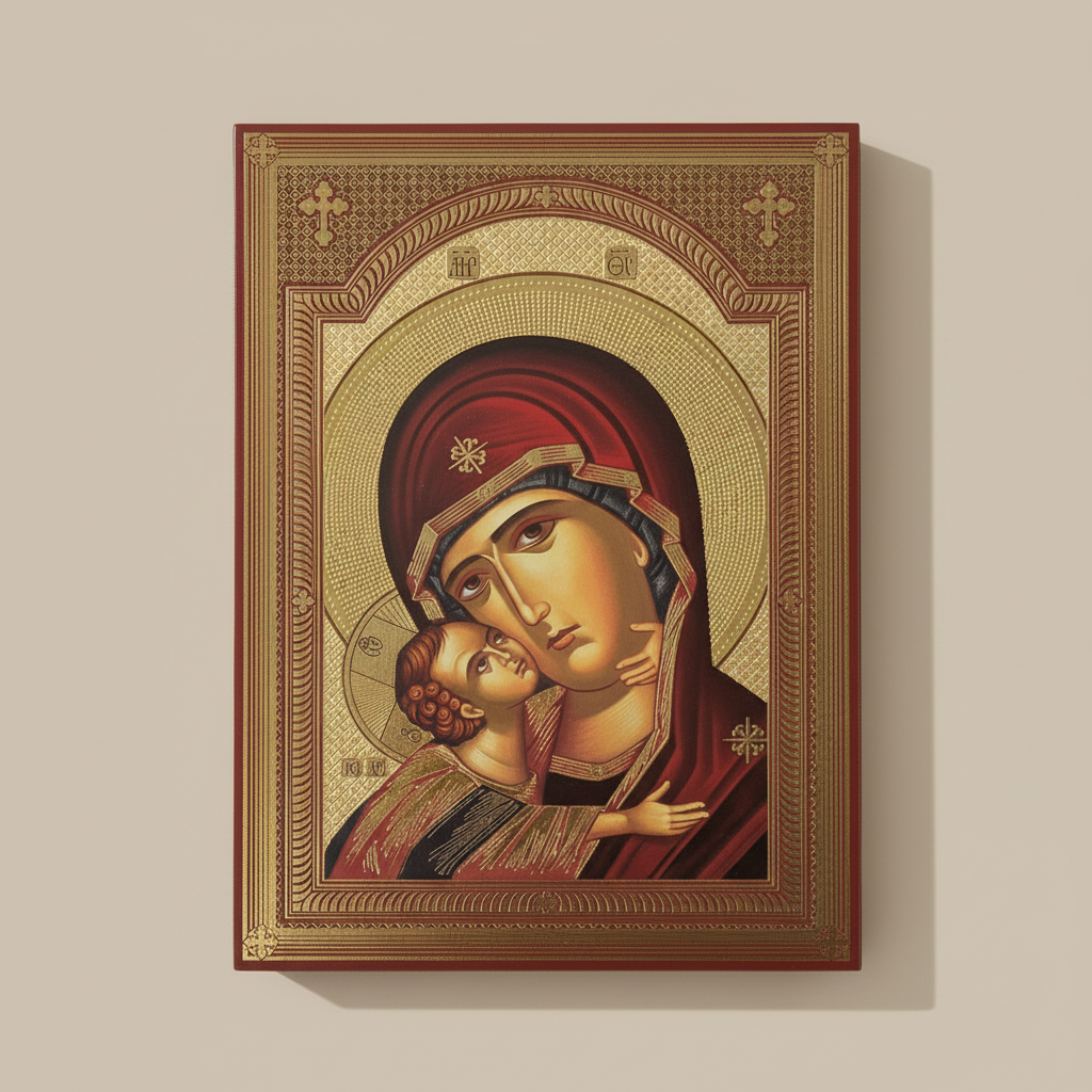 Ikone Bogorodica (20 x 14,5 cm) - svetazvezda