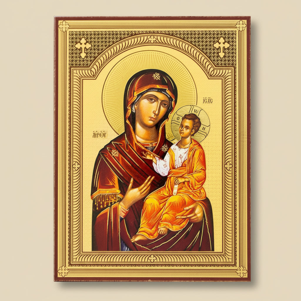 Ikone Bogorodica – Orthodoxe Heiligenikone 14x10,5 cm - svetazvezda