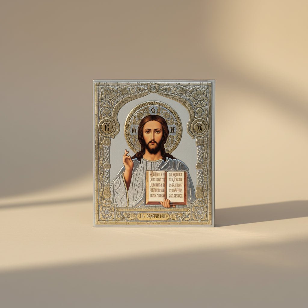 Ikone Gospod Isus Hrist – Orthodoxe Heiligenikone 12x10 cm - svetazvezda