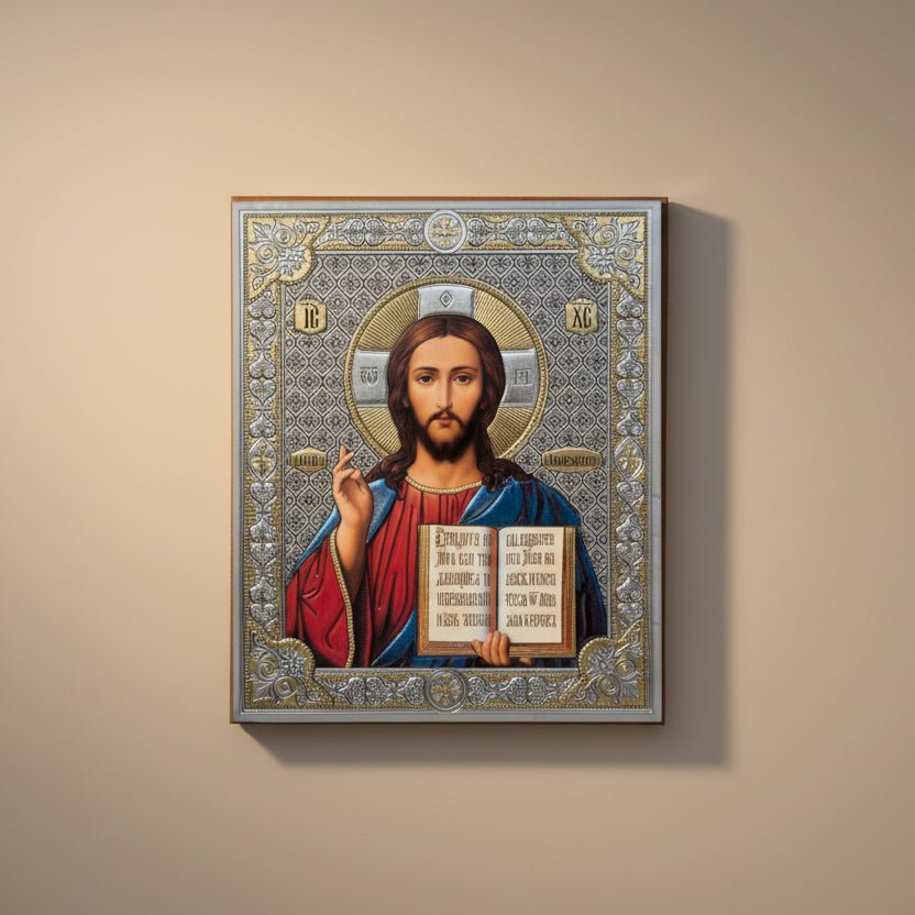 Ikone Gospod Isus Hrist – Orthodoxe Heiligenikone 12x10 cm - svetazvezda