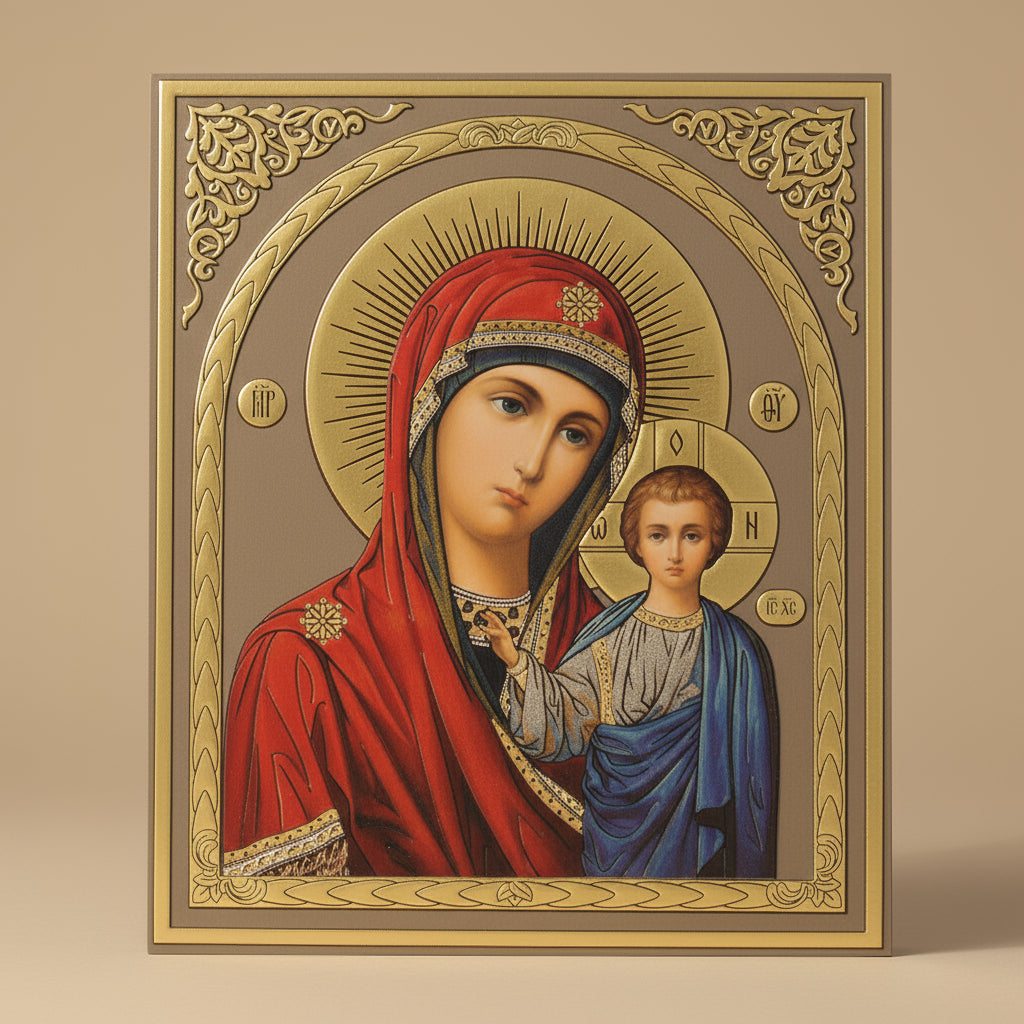 Ikone Presveta Bogorodica – Orthodoxe Heiligenikone 12x10 cm - svetazvezda