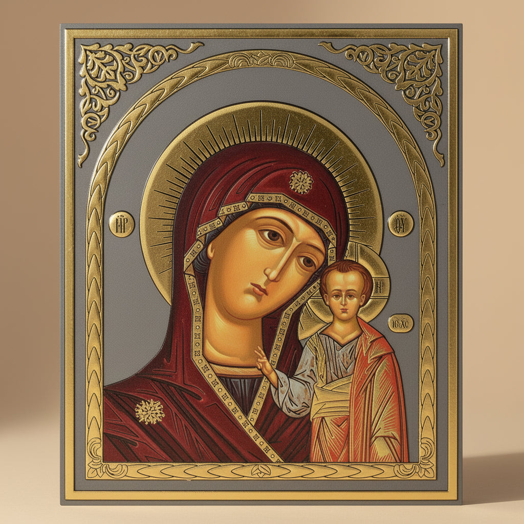 Ikone Presveta Bogorodica – Orthodoxe Heiligenikone 12x10 cm - svetazvezda