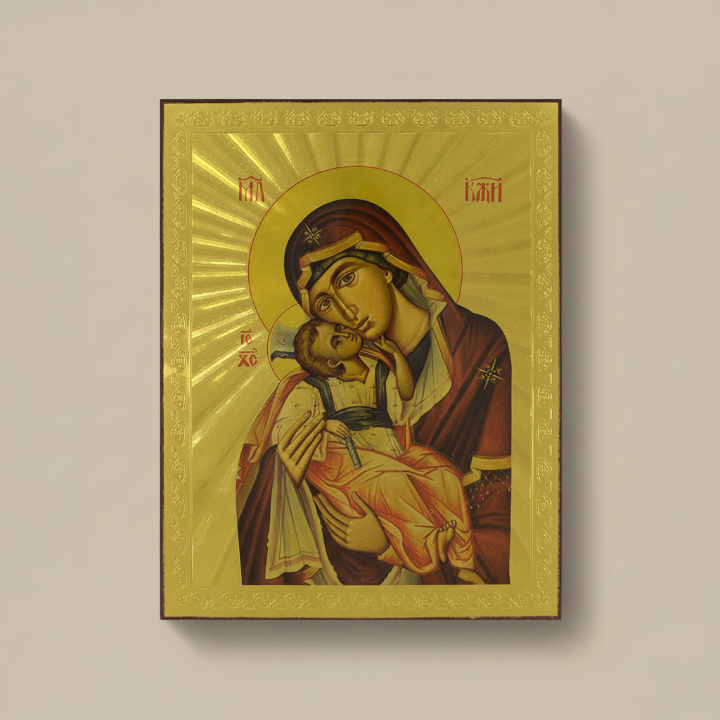 Ikone Presveta Bogorodica – Orthodoxe Heiligenikone 18,5x14,5 cm - svetazvezda
