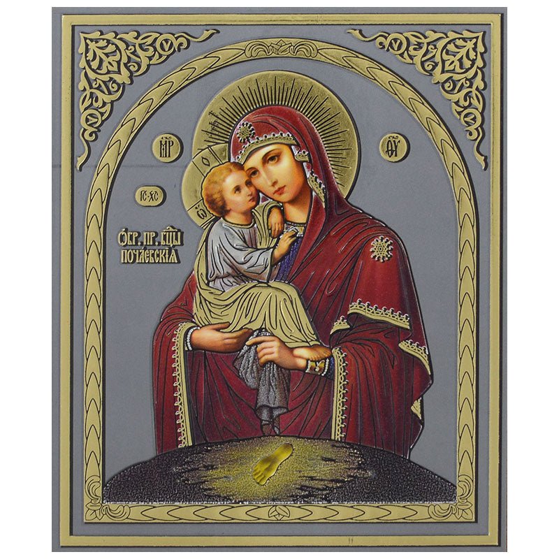 Ikone Presveta Bogorodica – Počajevska – Orthodoxe Heiligenikone 12x10 cm - svetazvezda