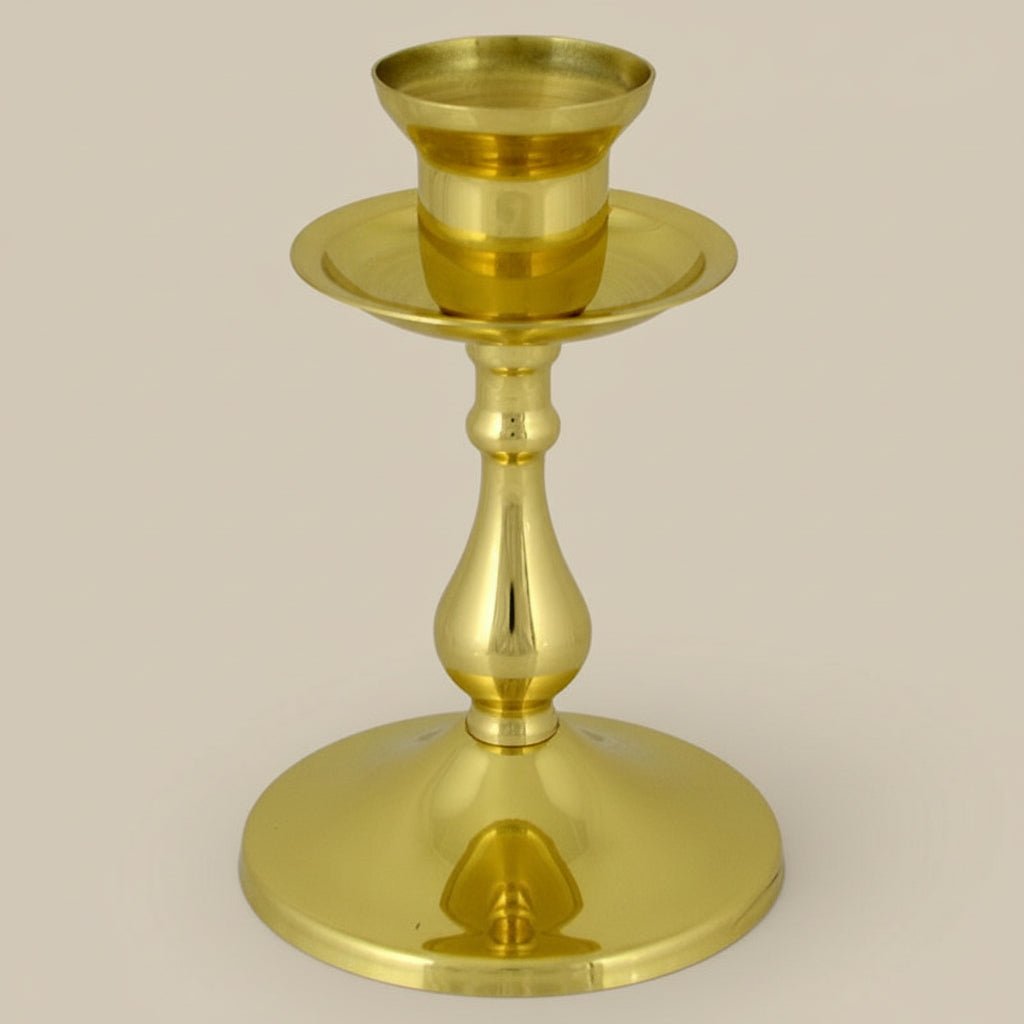 Kerzenhalter aus Messing 19x10 cm - svetazvezda