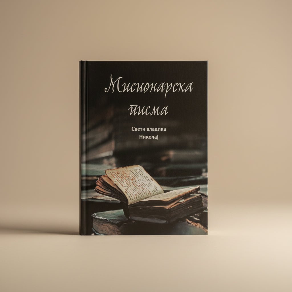 Serbisch-orthodoxes Buch Misionarska pisma von Sveti Vladika Nikolaj mit Antworten auf Glaubensfragen und geistlichen Lehren.