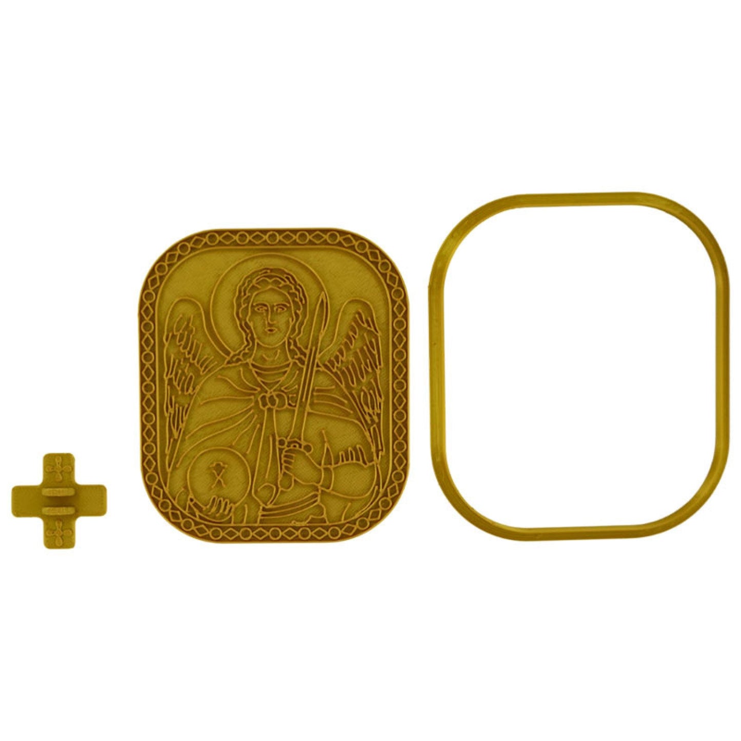 Modlica für Slava - Kuchen – Motiv Sveti Arhangel Mihailo (10,7 x 9,3 cm) - svetazvezda