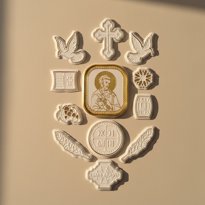 Modlice für slavski kolač – 12 - teiliges Sveti Luka - svetazvezda