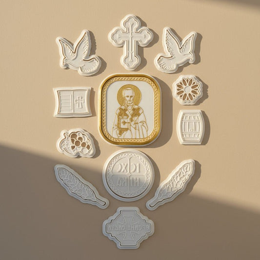 Modlice für slavski kolač – 12 - teiliges Sveti Nikola - svetazvezda