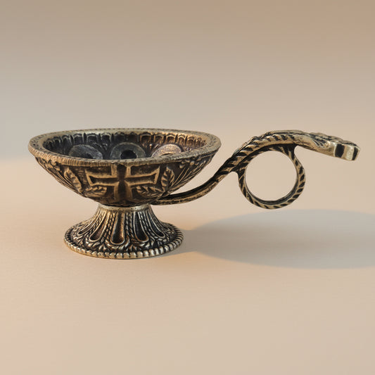 Orthodoxer Metall - Weihrauchbrenner (6 x 11 cm) - svetazvezda