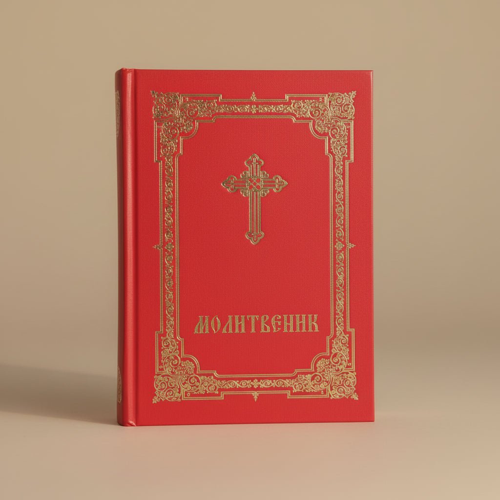 Orthodoxes Gebetbuch (rot) - svetazvezda