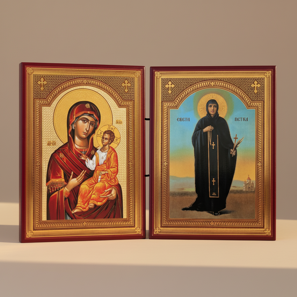 Presveta Bogorodica & Sveta Petka (21 x 31,5) - svetazvezda