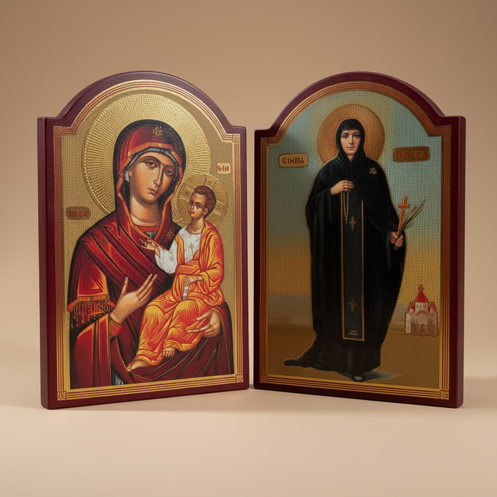 Presveta Bogorodica & Sveta Petka (29,5 x 39,5 cm) - svetazvezda