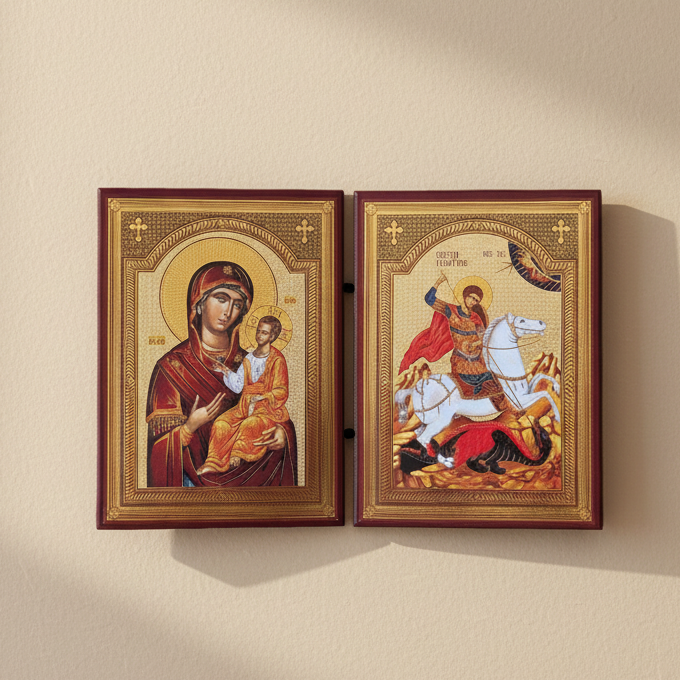 Presveta Bogorodica & Sveti Đorđe (21 x 31,5) - svetazvezda