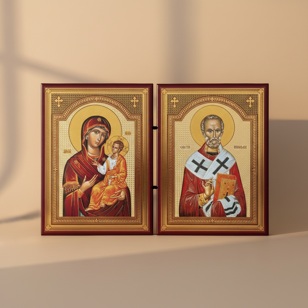 Presveta Bogorodica & Sveti Nikola (21 x 31,5) - svetazvezda