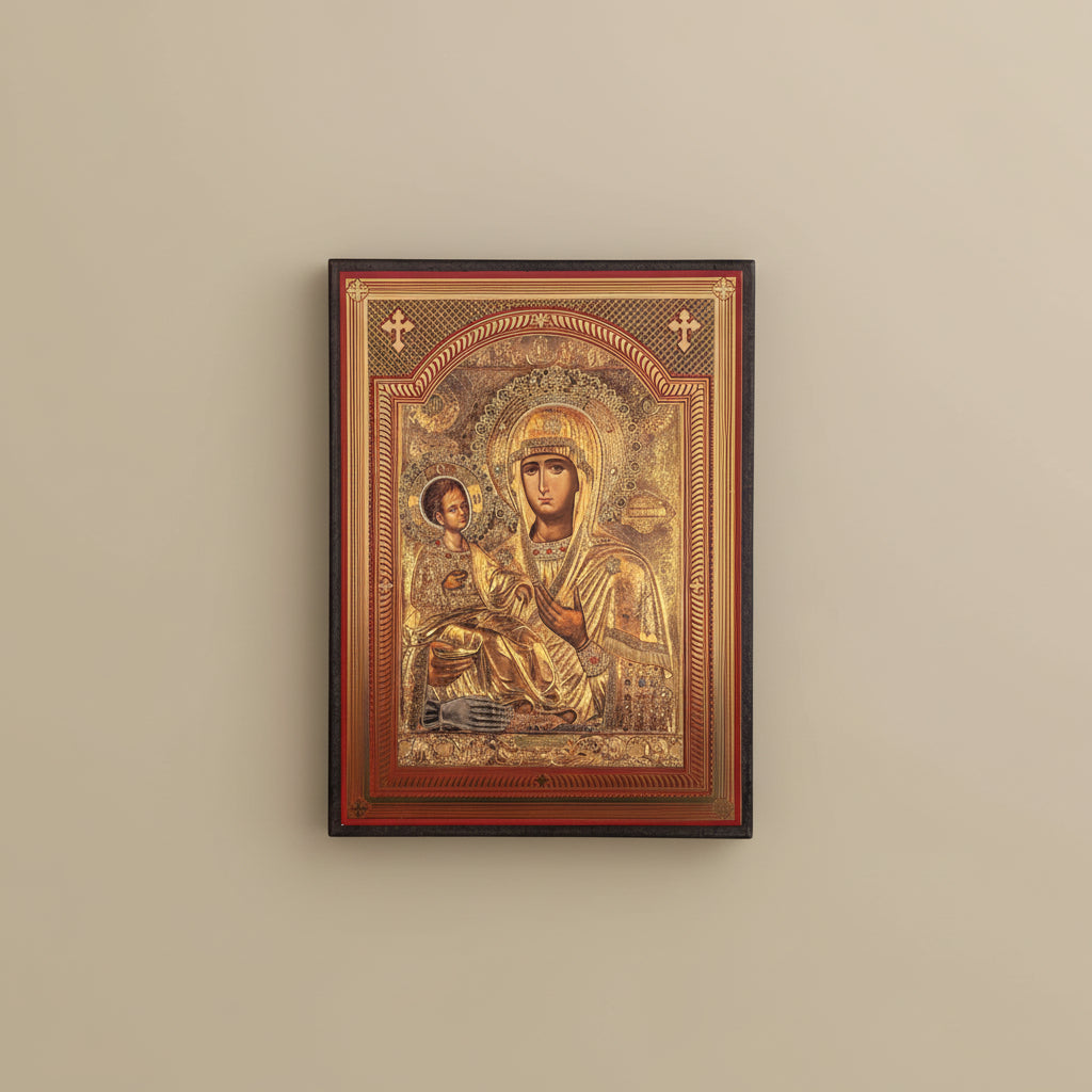 Svetazvezda Ikone Presveta Bogorodica Trojeručica (21 x 15,5 cm)