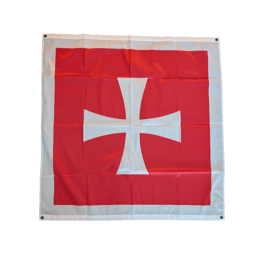 Serbisch - orthodoxe Flagge Kosmet – Symbol des Glaubens und der Heimatverbundenheit - svetazvezda