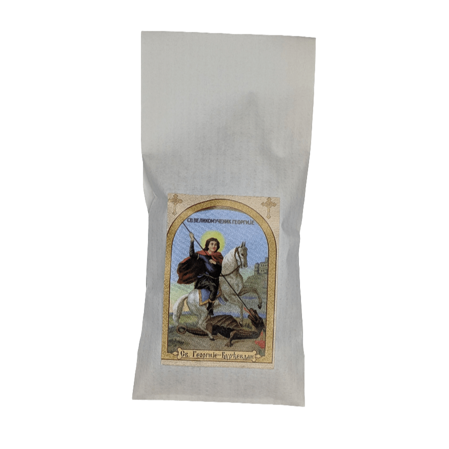 Serbisch - orthodoxer Tamjan mit Heiligenmotiv – 20 g - svetazvezda
