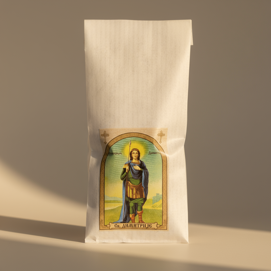 Serbisch - orthodoxer Tamjan mit Heiligenmotiv – 20 g - svetazvezda