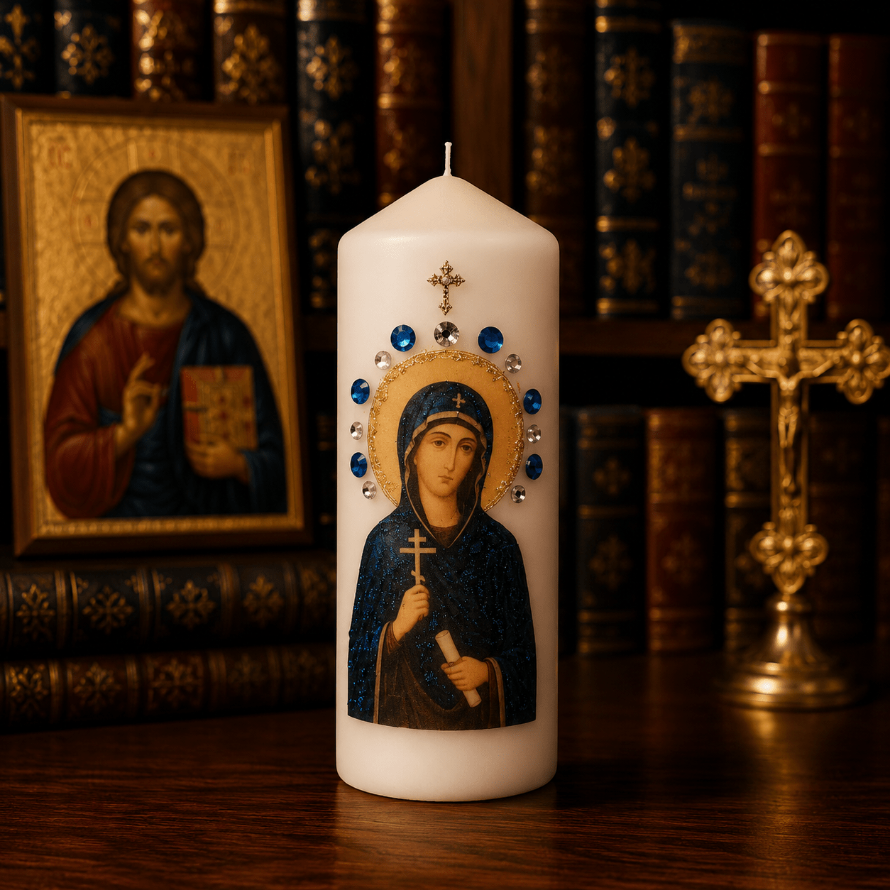 Sveta Petka Kerze – Serbisch-orthodoxe Gebetskerze / 16,5 × 6 cm - svetazvezda