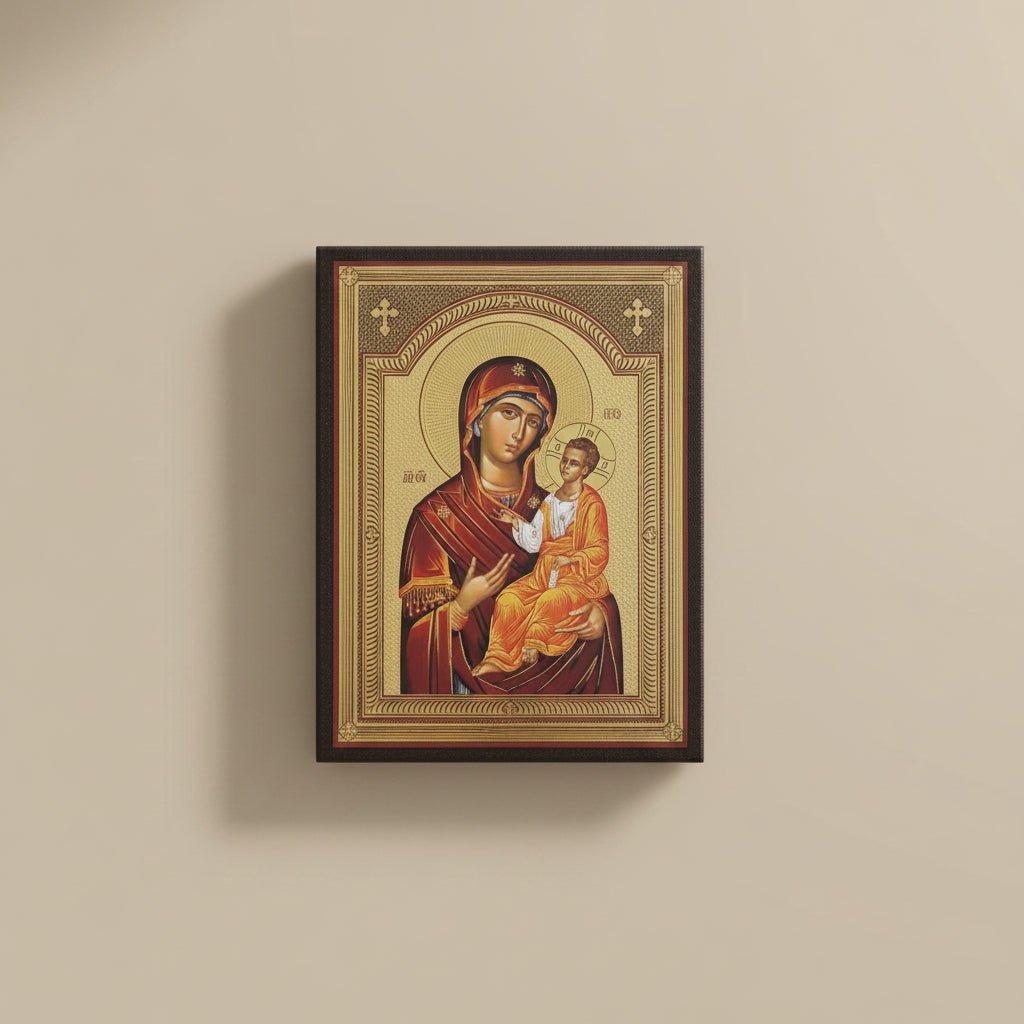 Svetazvezda Ikone Bogorodica Odigitrija (15 x 11,5 cm) - svetazvezda