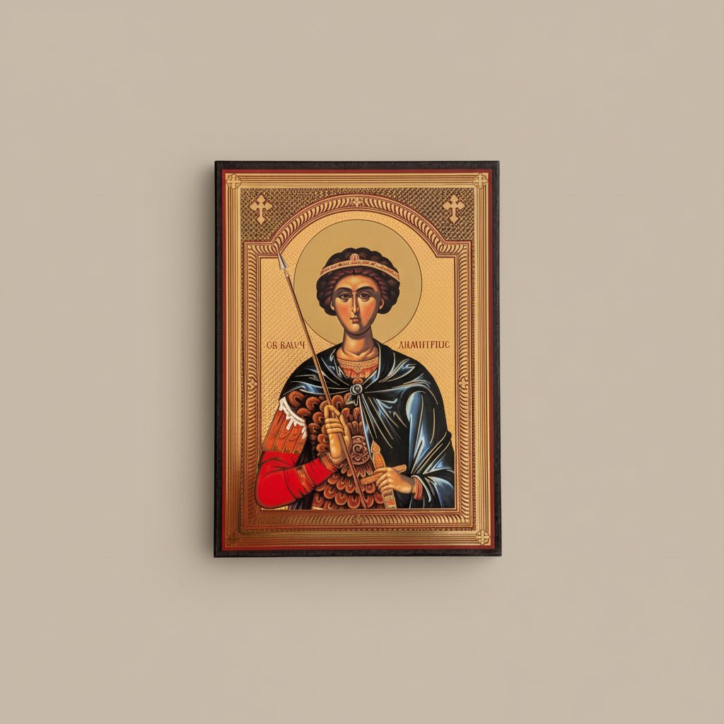 Svetazvezda Ikone Sveti Dimitrije (21 x 15,5 cm) - svetazvezda