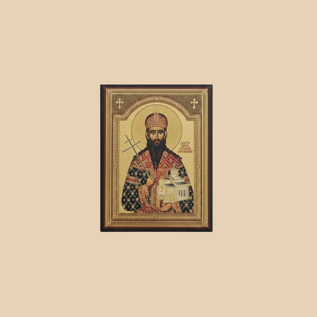 Svetazvezda Ikone Sveti Kralj Stefan Dečanski (15 x 11,5 cm) - svetazvezda