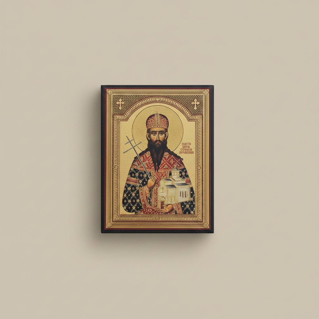 Svetazvezda Ikone Sveti Kralj Stefan Dečanski (15 x 11,5 cm) - svetazvezda