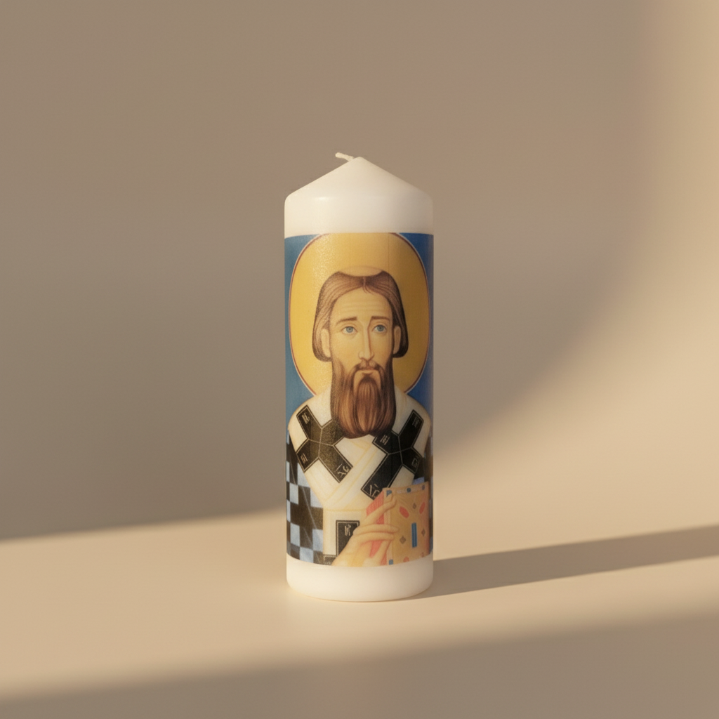 Sveti Sava – Serbisch - orthodoxe Kerze für Weisheit und Frieden - svetazvezda