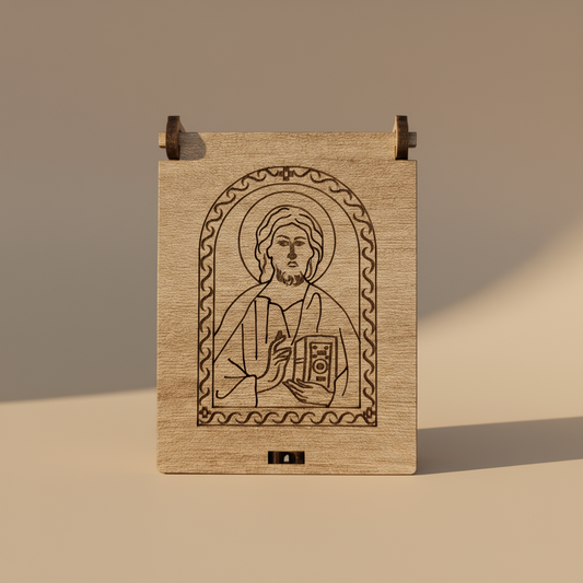 Weihrauch - und Kohlebox aus Holz – Aufbewahrung für Tamjan und Briketts - svetazvezda