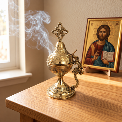 Kadionica für serbisch-orthodoxen Weihrauch 12