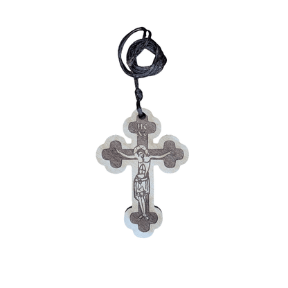 Auto - Holzkreuz serbisch - orthodox – Rückspiegel - Kreuz - svetazvezda