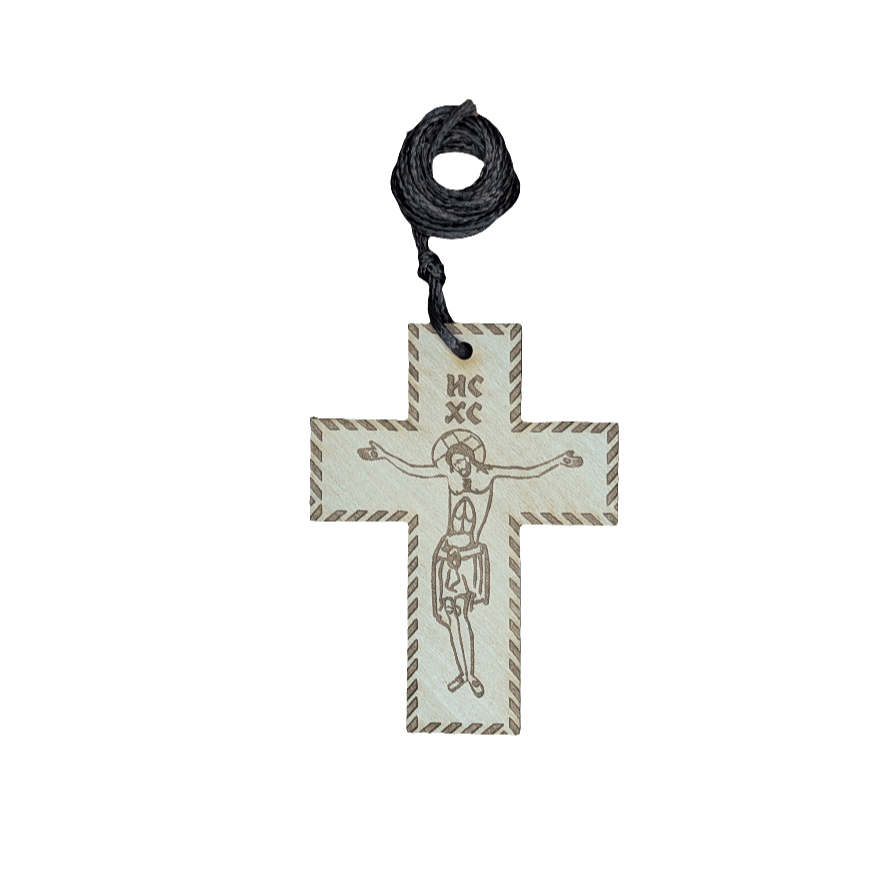 Auto - Holzkreuz serbisch - orthodox – Rückspiegel - Kreuz - svetazvezda