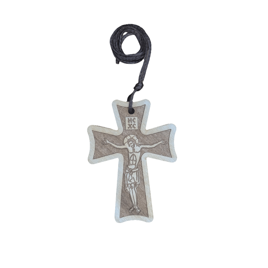 Auto - Holzkreuz serbisch - orthodox – Rückspiegel - Kreuz - svetazvezda