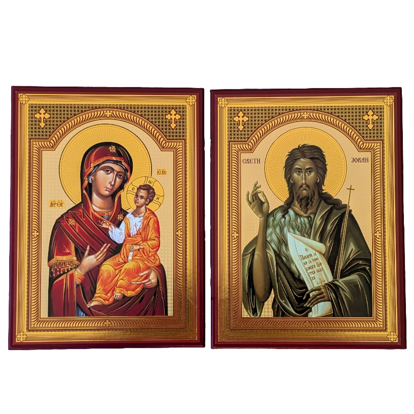 Presveta Bogorodica & Sveti Jovan (21 x 31,5)