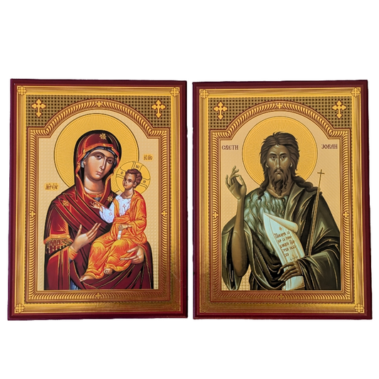 Presveta Bogorodica & Sveti Jovan (21 x 31,5)
