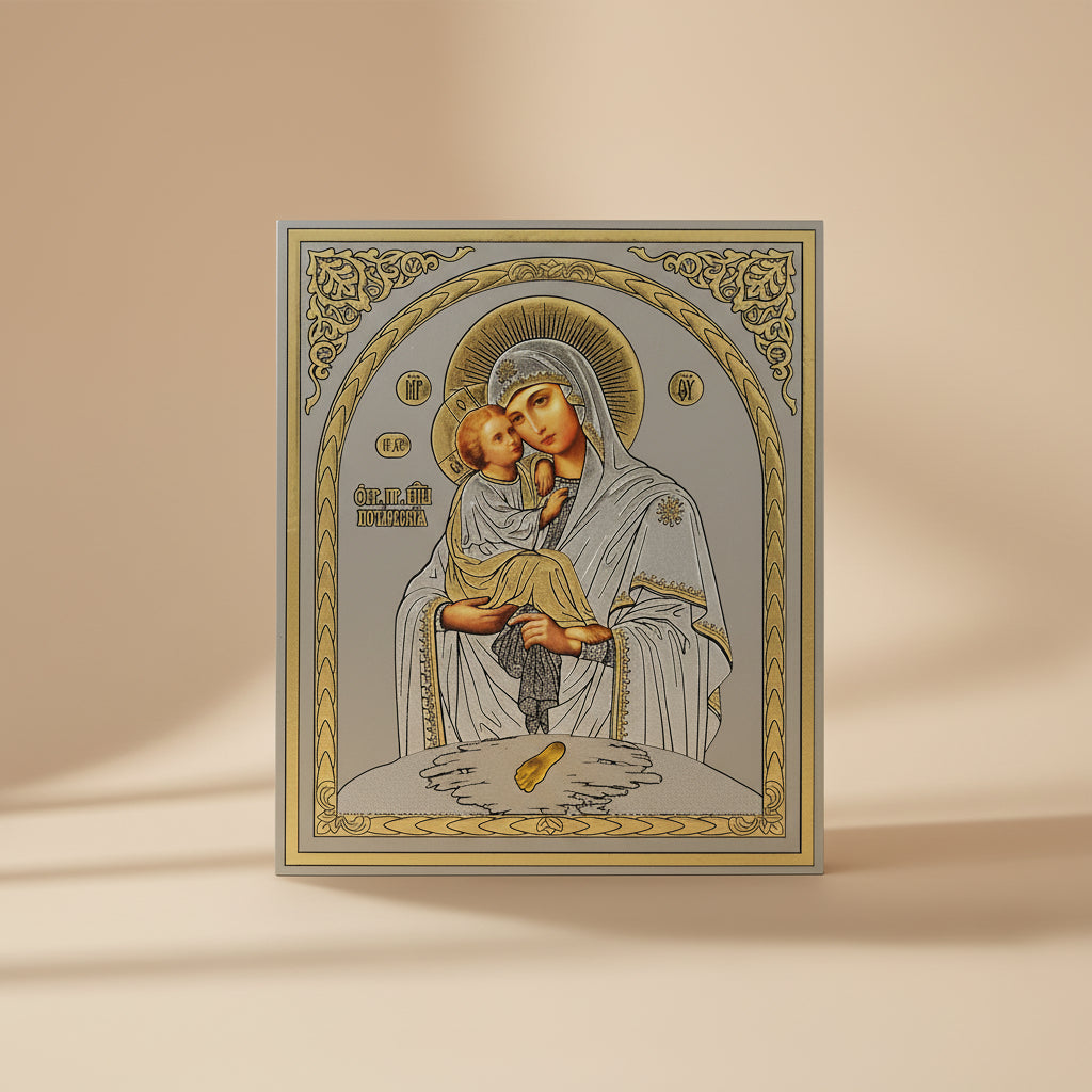 Ikone Presveta Bogorodica – Počajevska – Orthodoxe Heiligenikone 12x10 cm