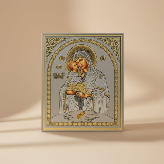Ikone Presveta Bogorodica – Počajevska – Orthodoxe Heiligenikone 12x10 cm