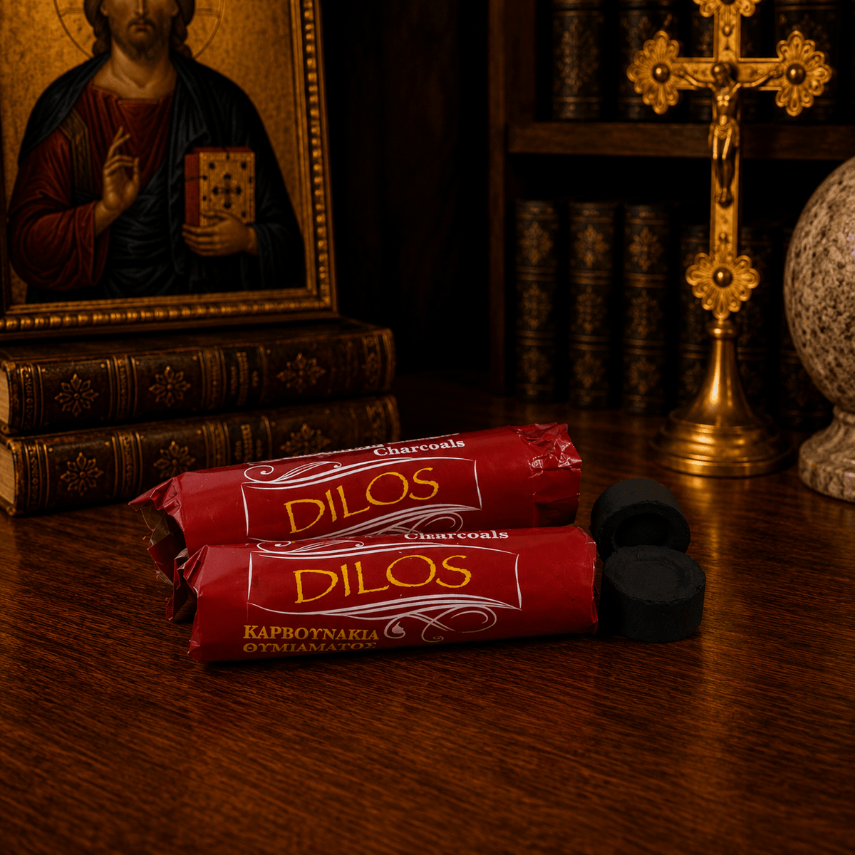 DILOS Weihrauchkohle 22 mm – 2er-Pack mit 14 Kohletabletten - svetazvezda