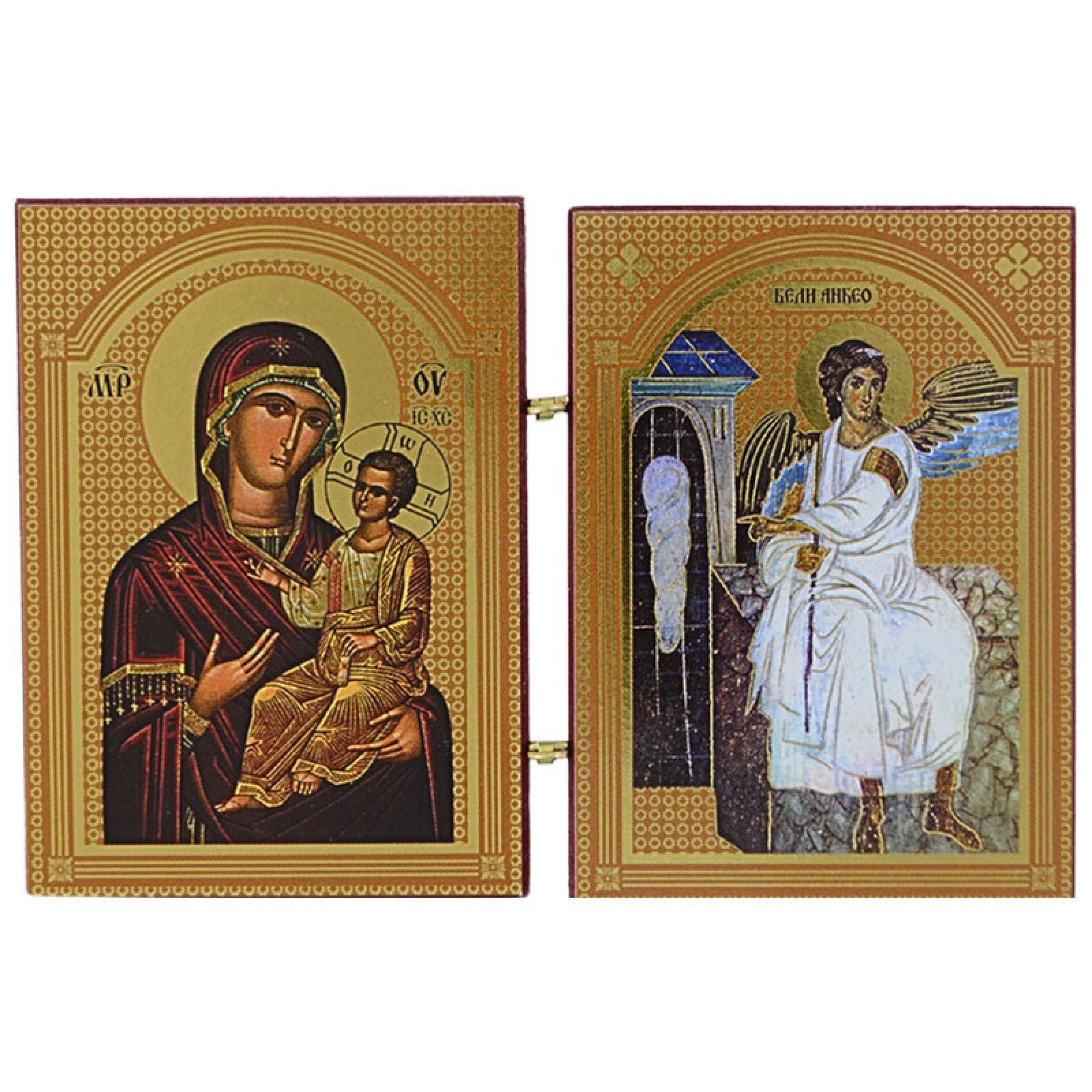 Diptih Presveta Bogorodica - Beli Anđeo (7x10,5) - svetazvezda