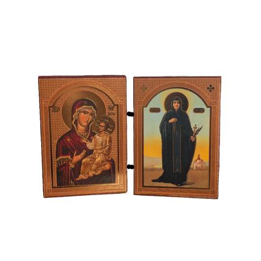 Diptih Presveta Bogorodica - Sveta Petka (7x10,5) (Kopie) - svetazvezda