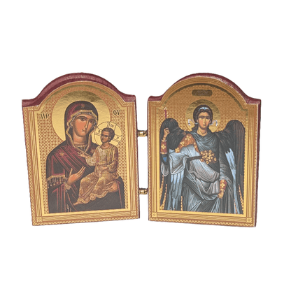 Diptih Presveta Bogorodica - Sveti Aranđel Mihailo (7x10,5) - svetazvezda